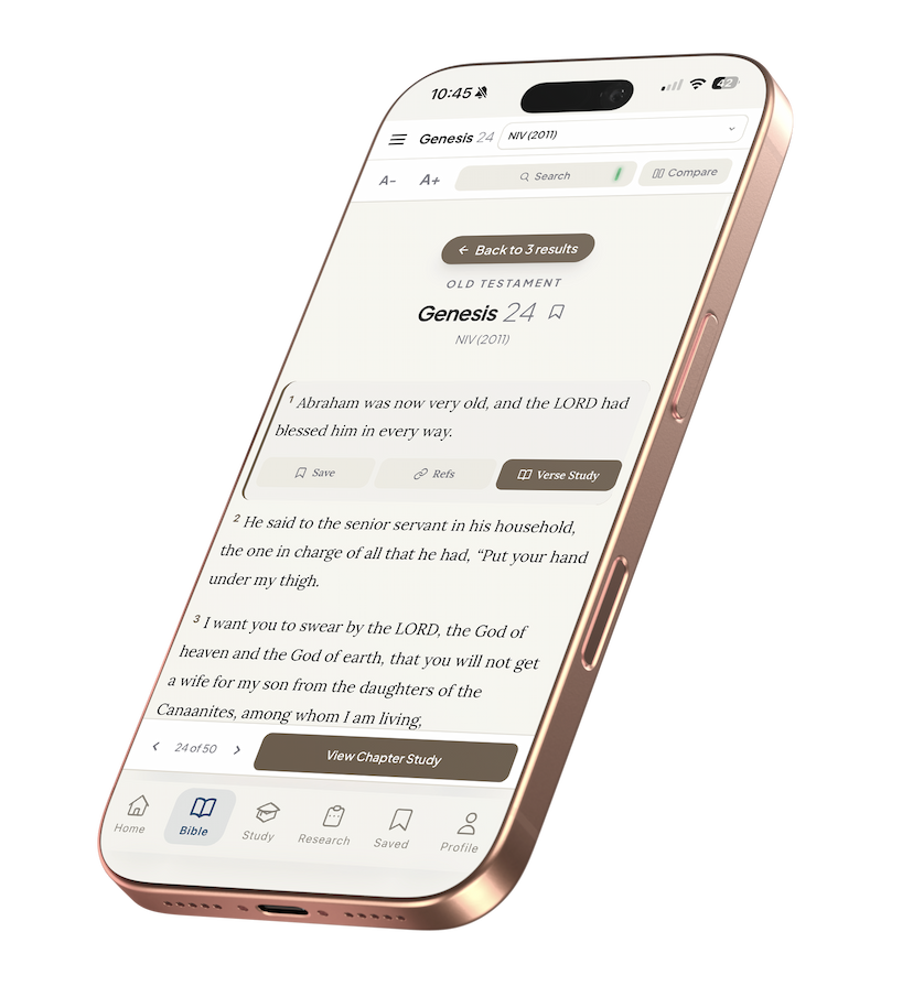 Verse Scholar Bible reader on iPhone